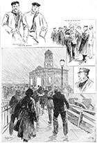 Margate on the morning of the disaster (bottom picture: The rush for news) 1897 | Margate History
